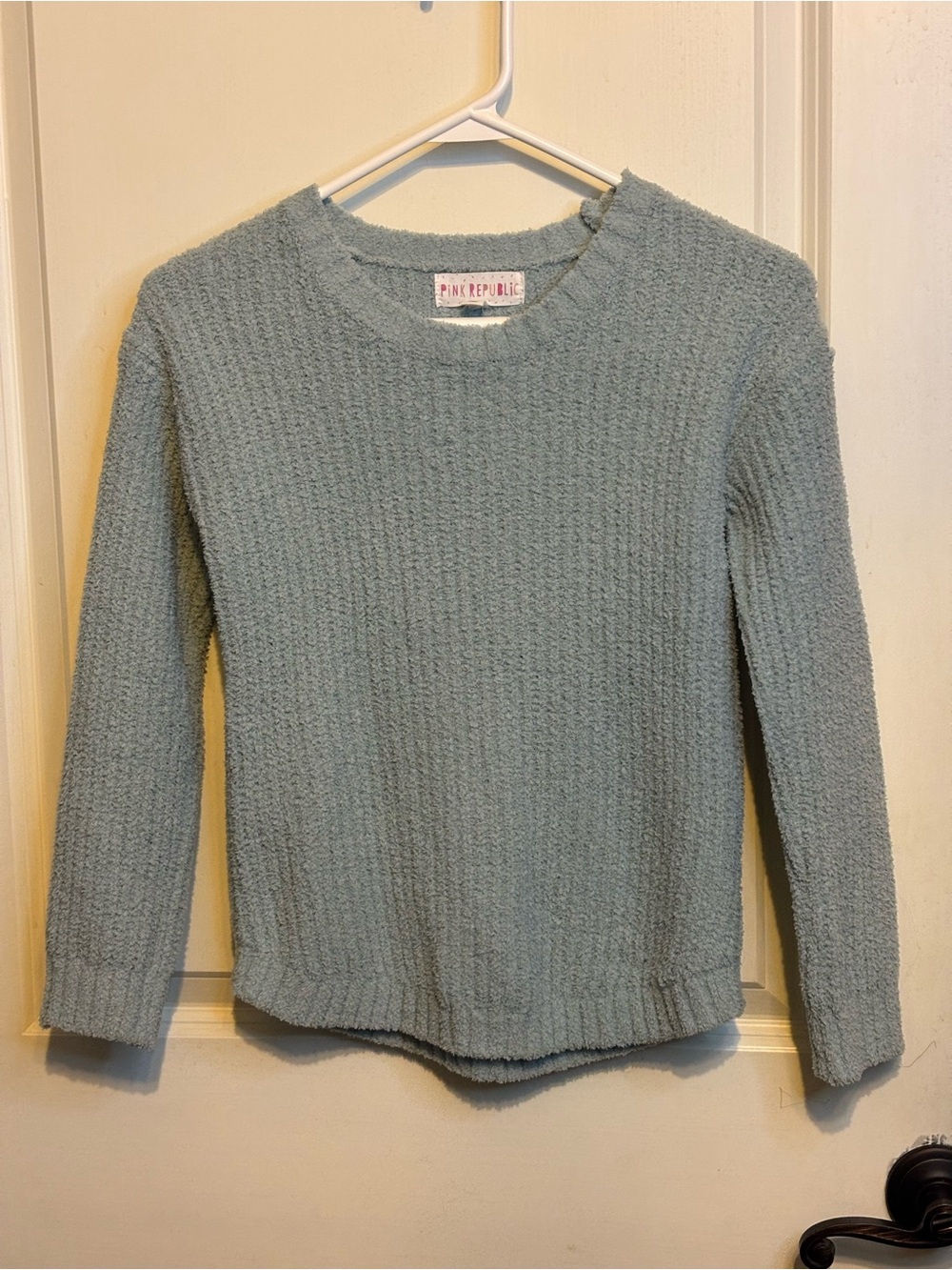 Pink Republic Seafoam Crewneck Knit Sweater